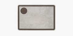 Grey Sauce Serving Board With Channel 330 X 230 mm