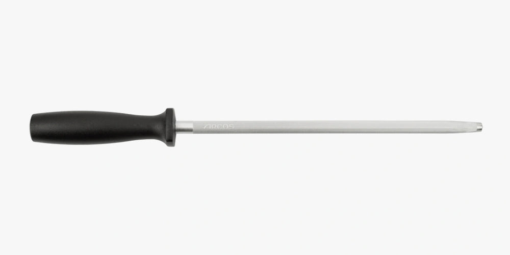 Wetzstahl aus schwarzem Stahl 230 mm lang / Durchmesser 10 mm