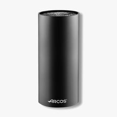 Bloc rond rangement couteaux fibres synthétiques amovibles noir 110 x 225 mm