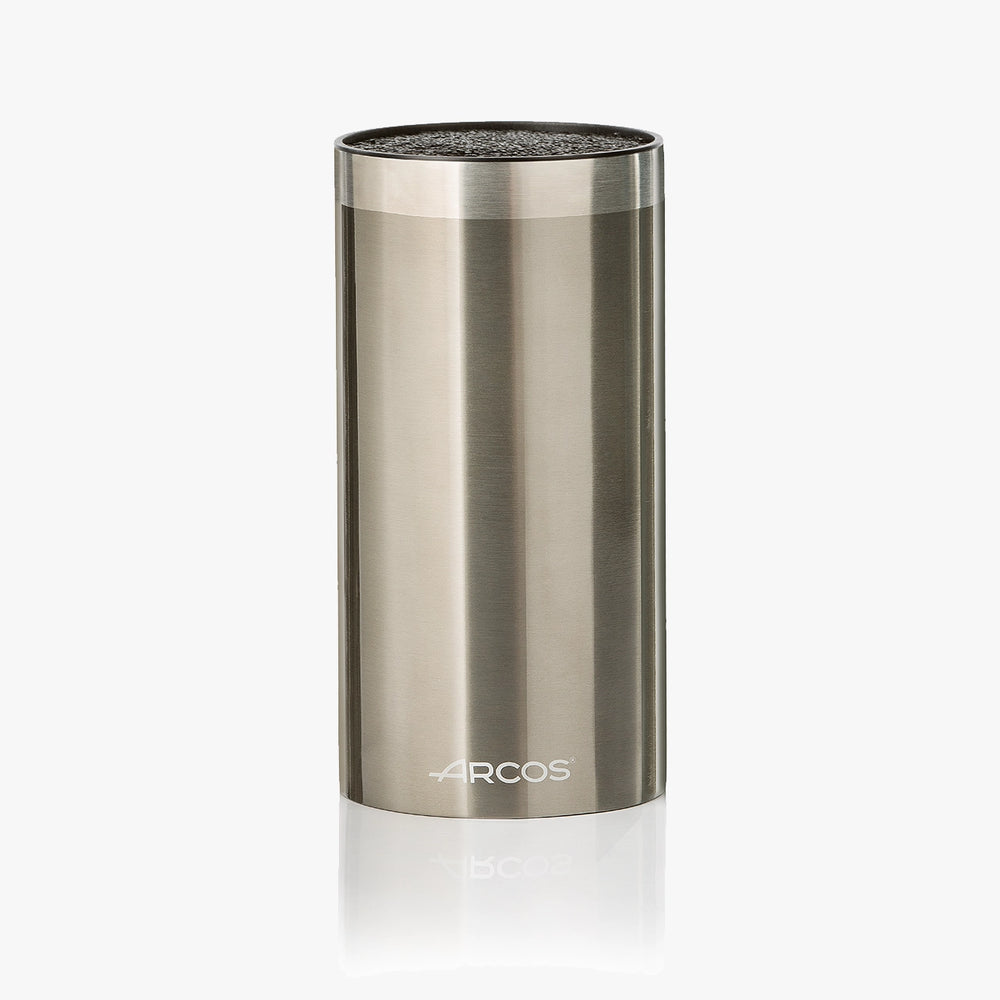Soporte acero inoxidable redondo 110 x 220 mm