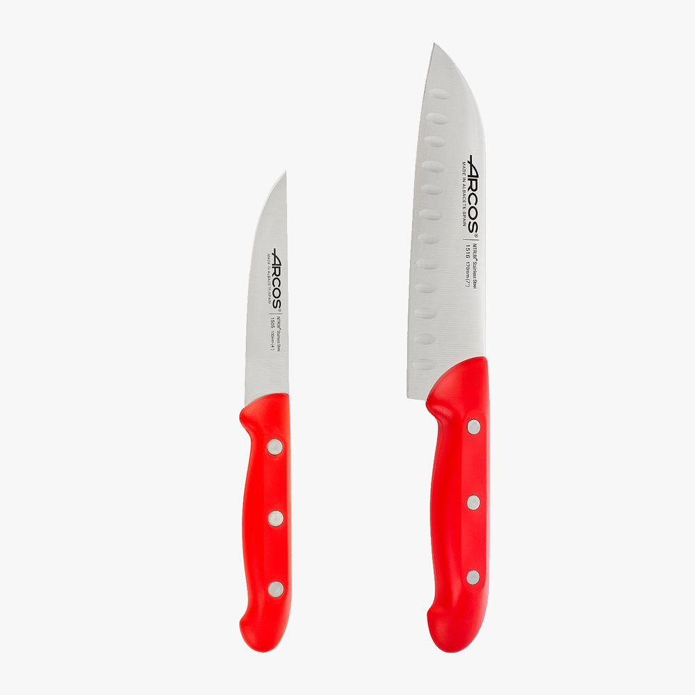Conjunto de Cozinha 2 Peças. Série Maitre Vermelha
