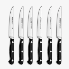 Juego 6 Pzas. Cuchillo chuletero Serie Clásica