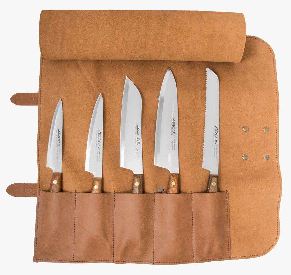 Ledertasche + 5 Messer Nordic Series