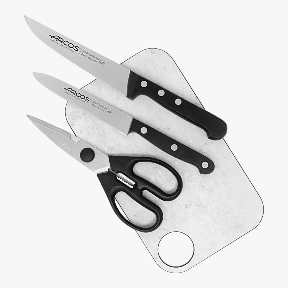Set cucina 2 pezzi + Forbici + Tagliere Universal