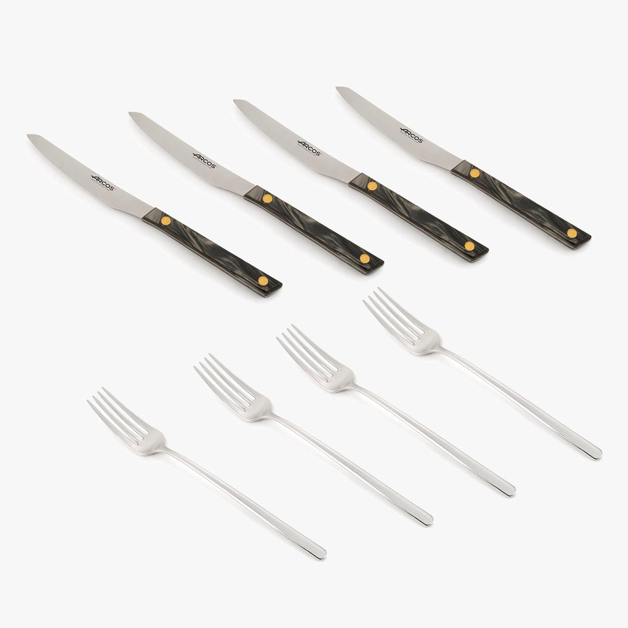 Juego de cubiertos Milano y Flysch