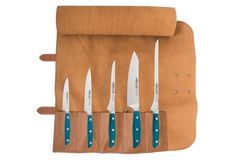 Bolsa piel y 5 cuchillos de la serie Brooklyn