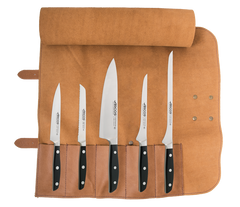 Bolsa piel y 5 cuchillos Serie Manhattan