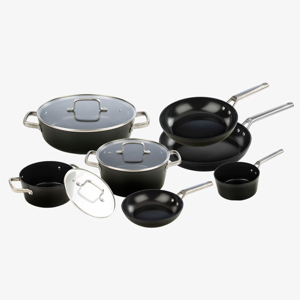 Complete Samoa Series Cookware Set with Ceramic Non-Stick Coating