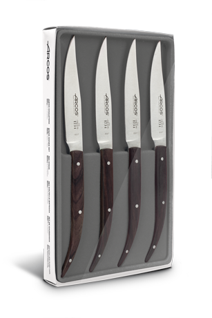 Comprar Set de 4 cuchillos chuleteros Steak Basics Arcos · Arcos · Hipercor