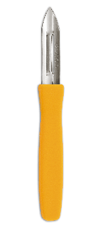 Mustard-coloured peeler 60 mm
