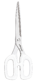 Deluxe Series 220 mm White Kitchen scissors