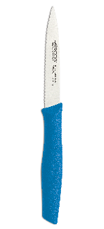 Nova Series 4" Serrated Blue Colour Paring Knife