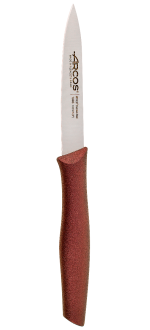 Cuchillo Mondador Color Vino Metalizado Serie Nova 100 mm