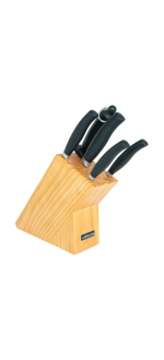 Bloc Couteaux 4 Pcs. Série Clara + Fusil