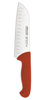 Cuchillo Santoku Color rojo Serie 2900