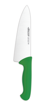 Cuchillo Cocinero color verde Serie 2900 200 mm 