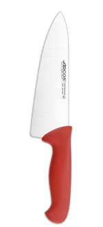 Cuchillo Cocinero color rojo Serie 2900 200 mm