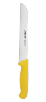 2900 Series Yellow colour Bread Knife 