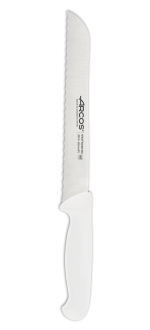 2900 Series White Colour Bread Knife 