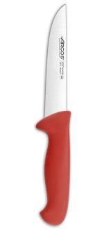 Cuchillo Carnicero color rojo Serie 2900 160 mm