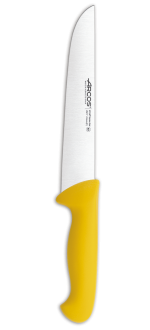 Cuchillo Carnicero color amarillo Serie 2900 210 mm