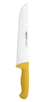 Cuchillo Carnicero color amarillo Serie 2900 250 mm