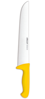 Cuchillo Carnicero color amarillo Serie 2900 300 mm