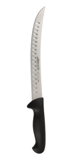 2900 Series Black Colour Curved Butcher Knife 