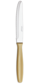 Cuchillo Postre color amarillo Polipropileno 105 mm