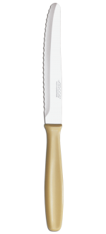Cuchillo Mesa color amarillo Polipropileno 230 mm