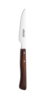 Compressed Beech Wooden Steak Knife Smooth Edge 110 mm