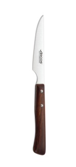 Cuchillo chuletero Madera de Haya Comprimida Filo Liso 110 mm