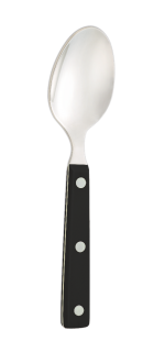 Cuchara color negro Polioximetileno  200 mm