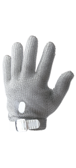 White coloured size 2-S Safety Glove
