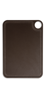 330 X 230 mm Brown cutting board with channel and hanger 