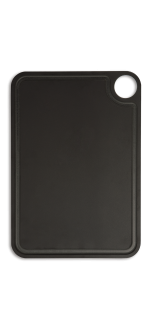Tabla De Corte negra con canal y colgador 330 x 230 mm