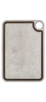 Tabla de corte gris con canal y colgador 330 x 230 mm