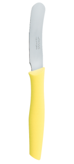 Couteau Beurre Cranté Couleur Citron Série Nova 90 mm