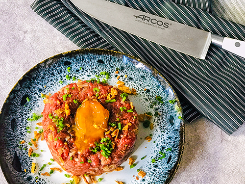 STEAK TARTAR FUSION CORTADO A CUCHILLO